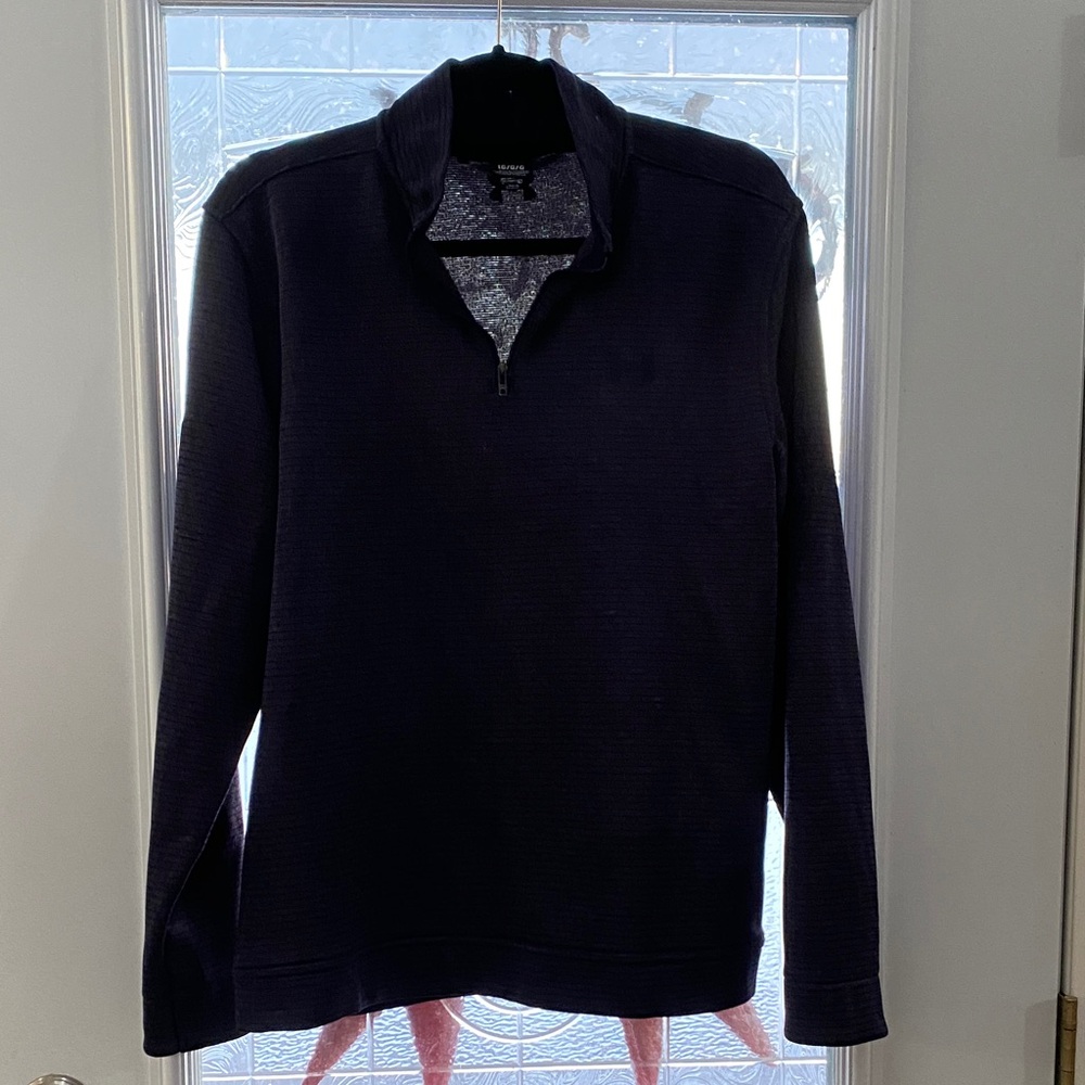 Under Armour Men's Navy Golf Zip-Up Sweater